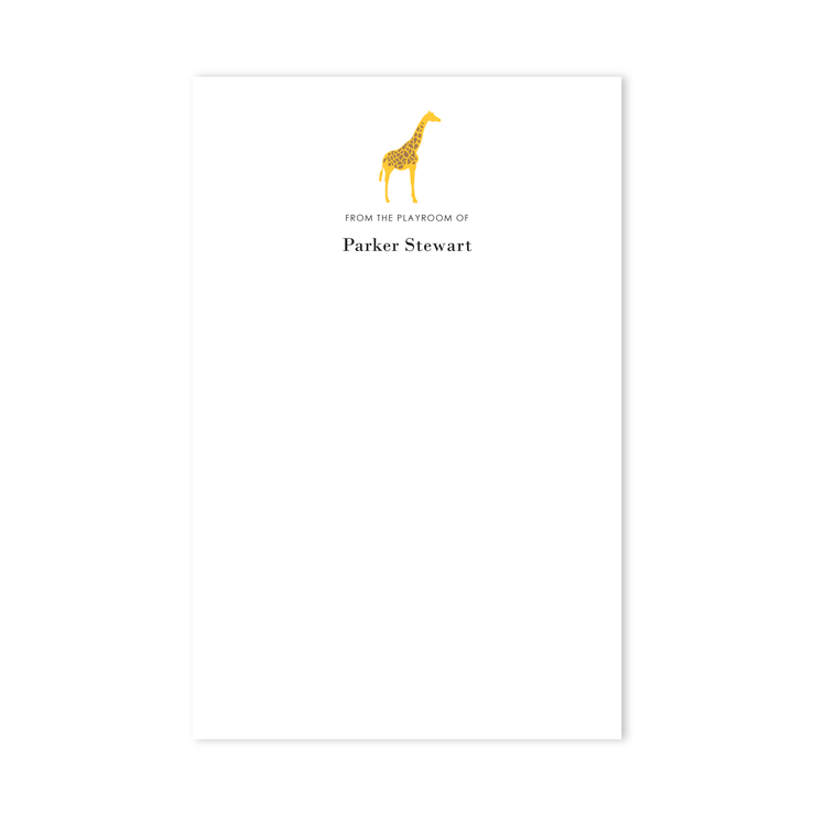 Giraffe Notepad
