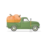 Pumpkin Truck Gift Enclosures