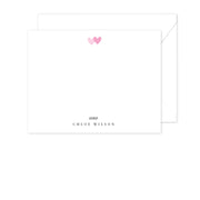Double Heart Stationery