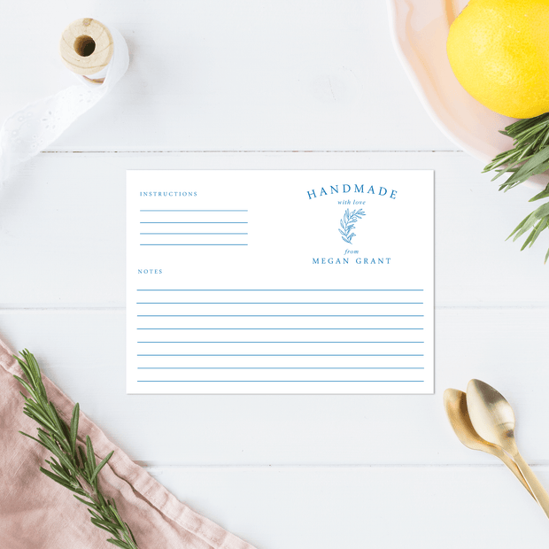 Olive Branch Recipe Cards