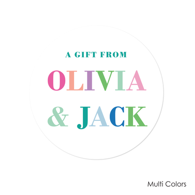 Rainbow Block Stickers