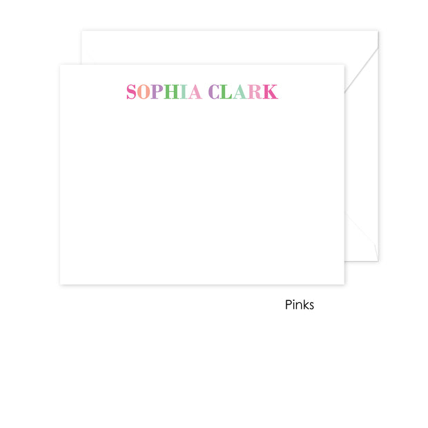 Rainbow Block Stationery