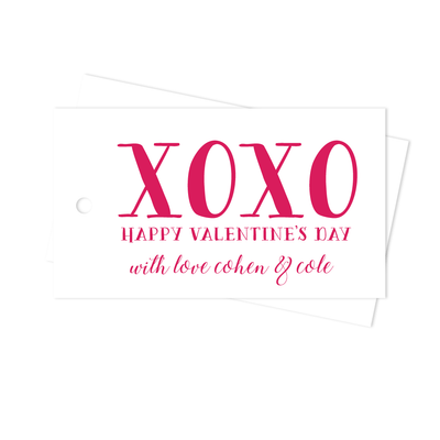 Valentine XOXO Gift Tags