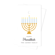 Menorah Gift Tags