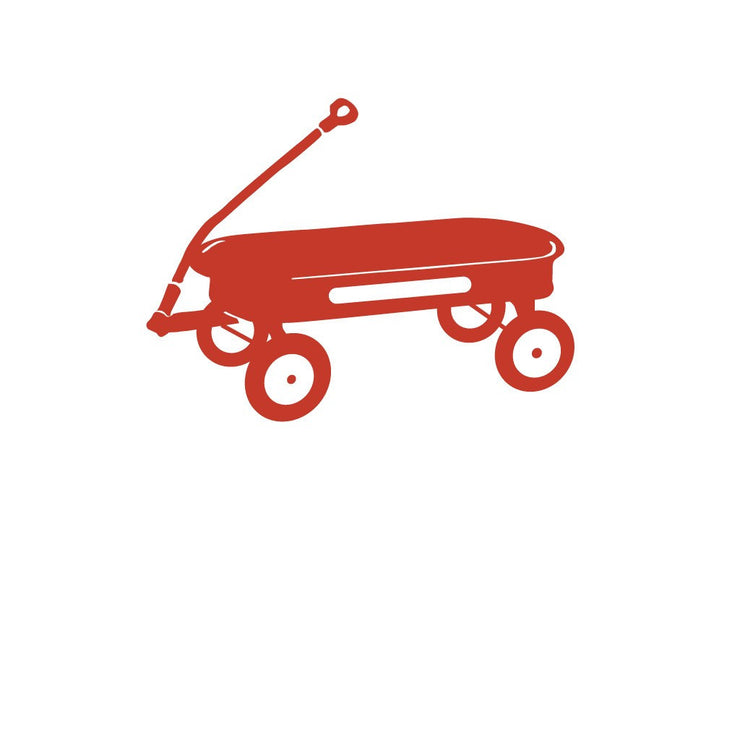 Red Wagon Gift Tags