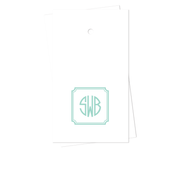 Framed Monogram Gift Tags