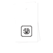 Framed Monogram Gift Tags