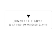 Good Hearted Address Labels