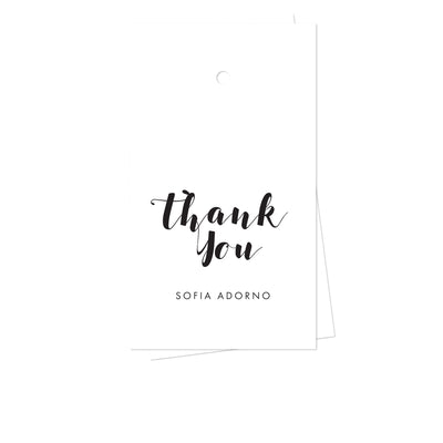 Brush Thank You Gift Tags