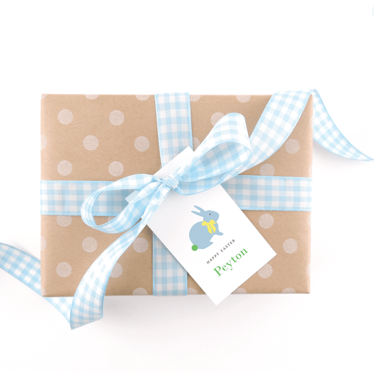Blue Bunny Gift Tags