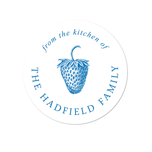 Strawberry Kitchen Labels