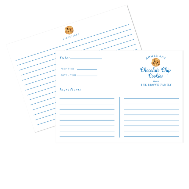 Cookie Recipe Cards