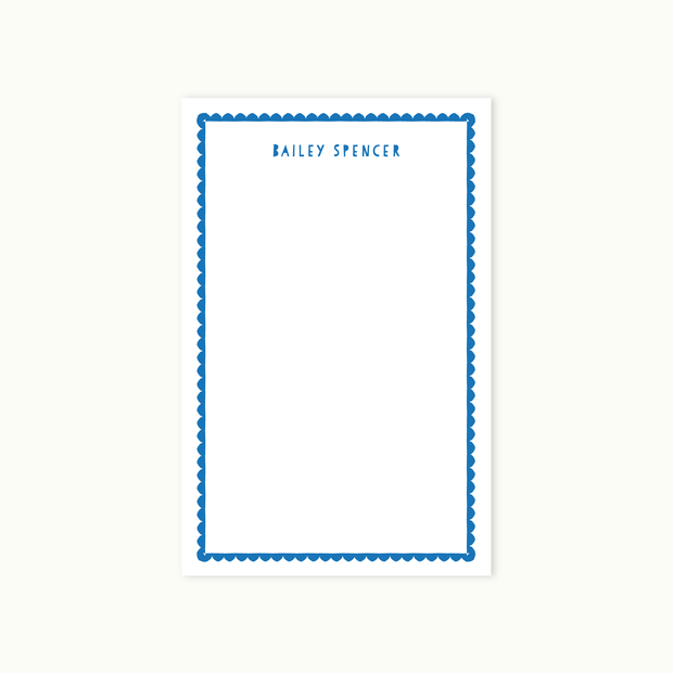 Scallop Notepad