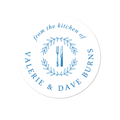 Knife & Fork Kitchen Labels