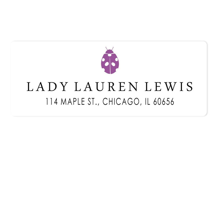 Ladybug Address Labels
