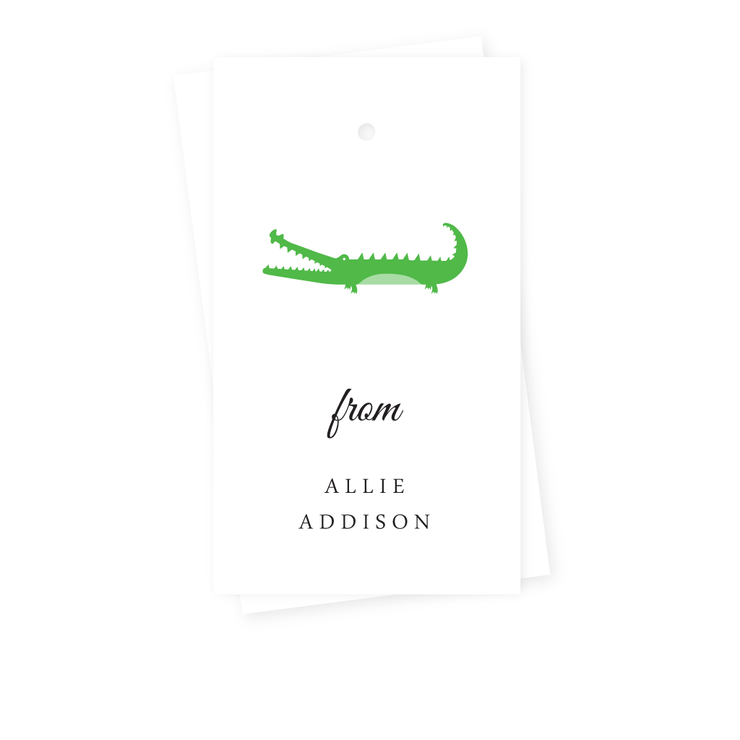 Alligator Gift Tags