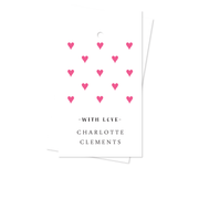 Preppy Hearts Gift Tags
