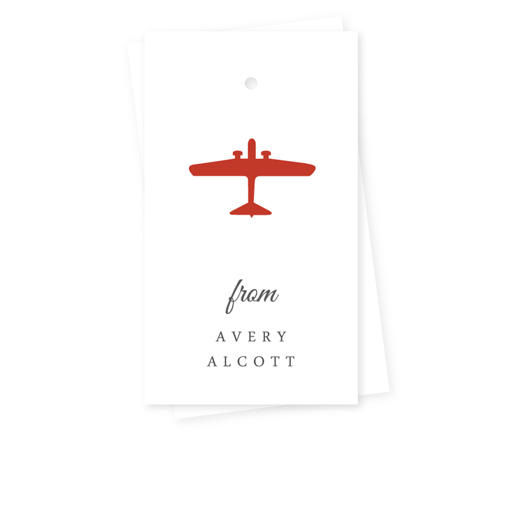 Airplane Gift Tags