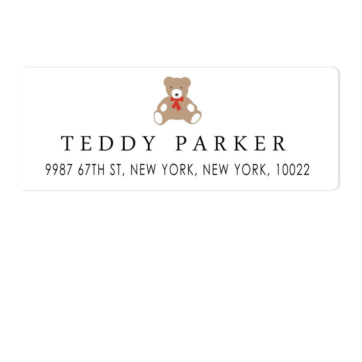 Teddy Bear Address Labels