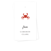 Crab Gift Tags