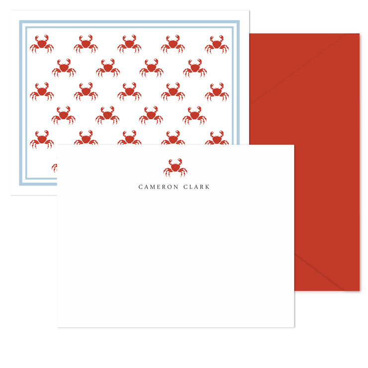 Crab Stationery