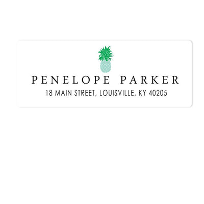 Pineapple Address Labels