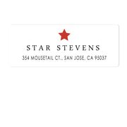 Star Address Labels