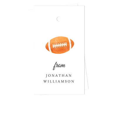 Football Gift Tags