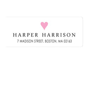 Heart Address Labels