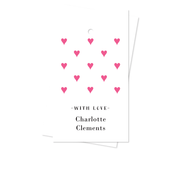 Preppy Hearts Gift Tags