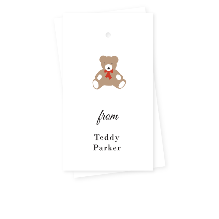 Teddy Bear Gift Tags