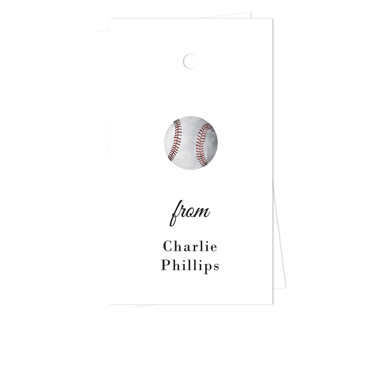 Baseball Gift Tags