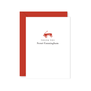 Red Wagon Thank You Notes