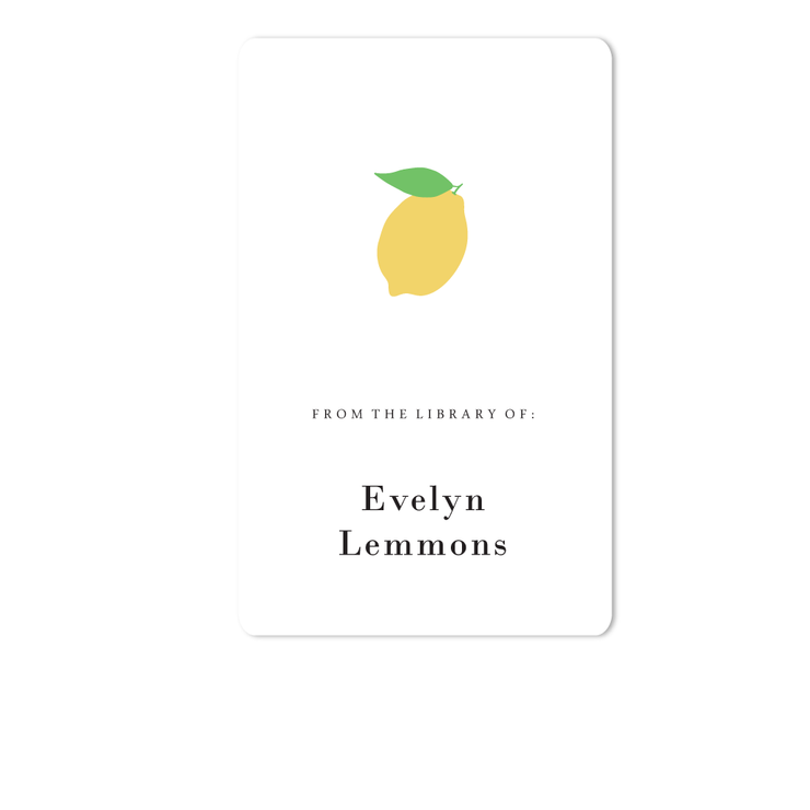 Lemon Bookplate