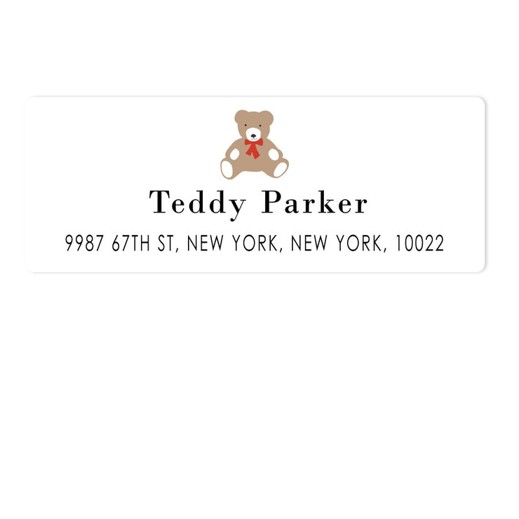 Teddy Bear Address Labels