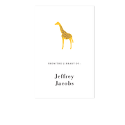 Giraffe Bookplate