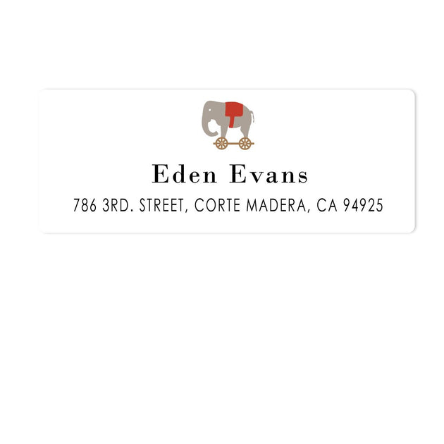 PERSONALIZED KIDS TOY ELEPHANT ADDRESS LABELS – Preppy Prodigy®