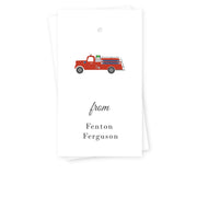 Fire Truck Gift Tags