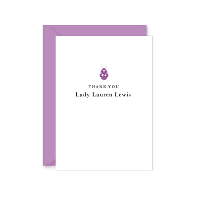 Ladybug Thank You Notes