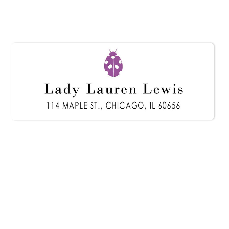 Ladybug Address Labels
