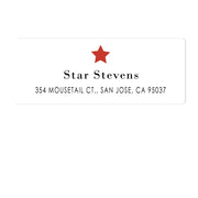 Star Address Labels