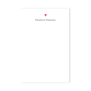 Preppy Heart Notepad