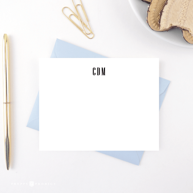 Classic Monogram Stationery