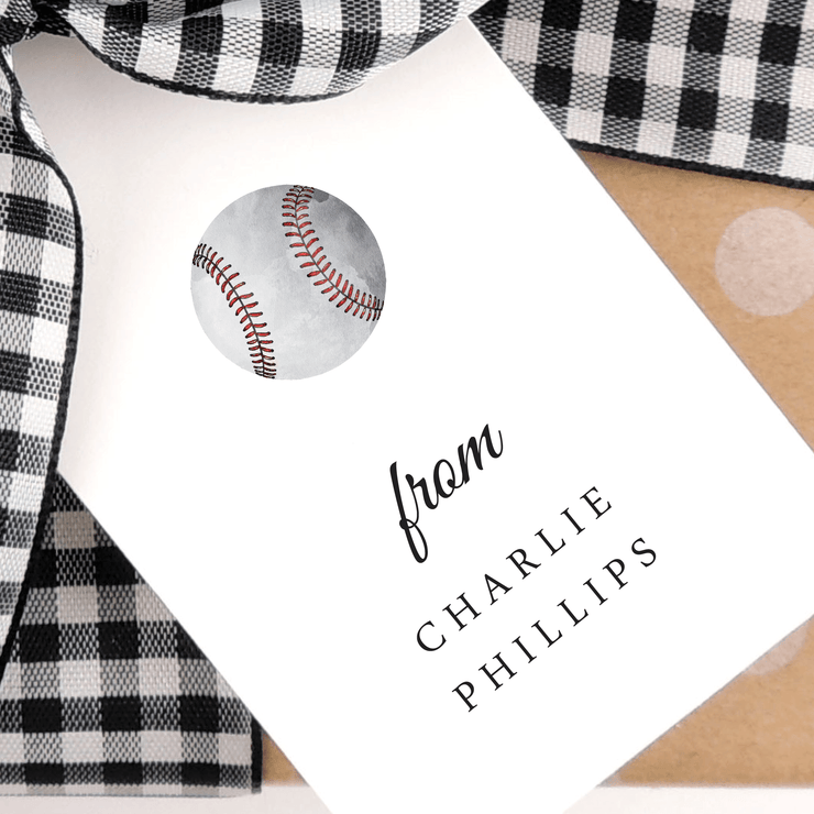 Baseball Gift Tags