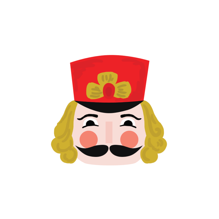 Nutcracker Holiday Stickers