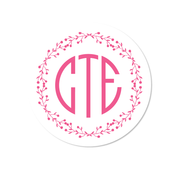 Berries Monogram Stickers