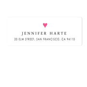 Good Hearted Address Labels