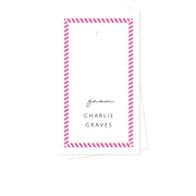 Ticking Stripe Gift Tags