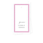 Ticking Stripe Gift Tags