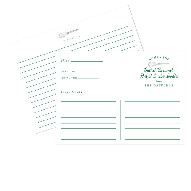 Whisk Recipe Cards